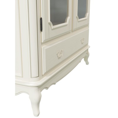Provencale Laura Ashley Witryna Kość Słoniowa 120x45x180cm 5