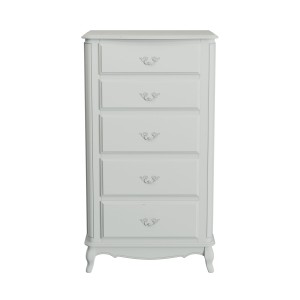 Provencale Laura Ashley Komoda Wysoka Szara 75x51x136cm