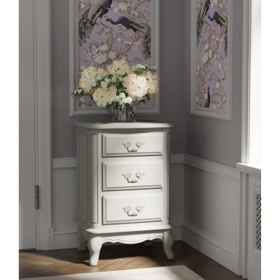 Provencale Laura Ashley Szafka Nocna Szara 45x38x68cm 6