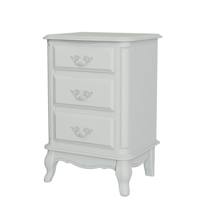 Provencale Laura Ashley Szafka Nocna Szara 45x38x68cm 5