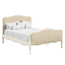Provencale Laura Ashley Łóżko Kość Słoniowa 215x160x120cm