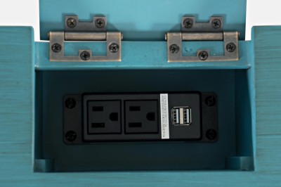 Biurko / Toaletka Avola Classic  Niebieska 122x51x79cm 8