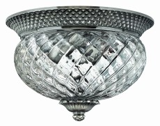 Plafon Cristal M Srebro, Kryształ 41x41x22cm