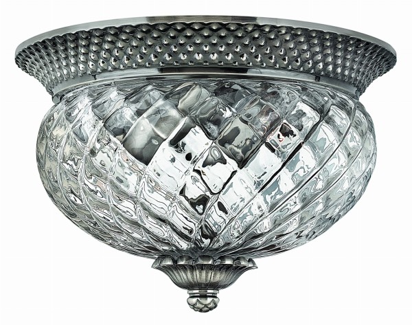 Plafon Cristal M Srebro, Kryształ 41x41x22cm