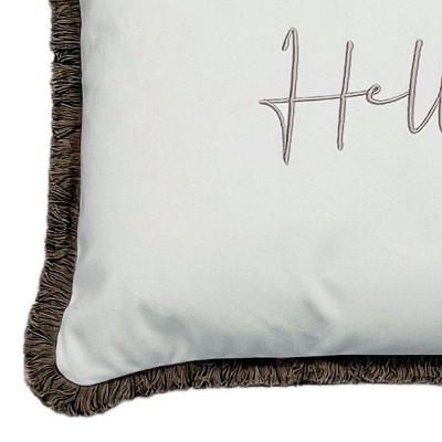 Poduszka z Haftem Hello You- dowolny kolor 3