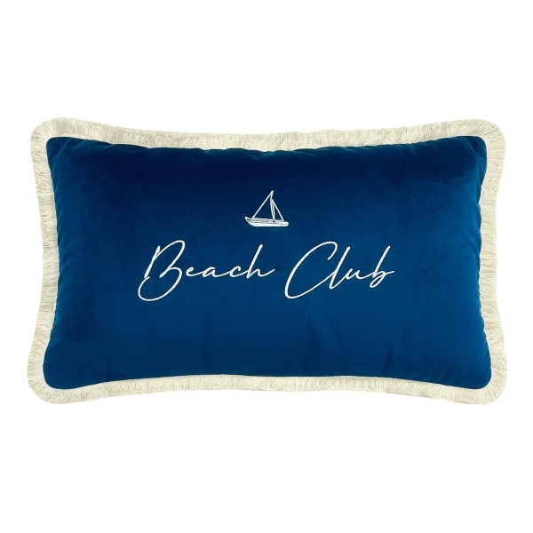 Poduszka z Haftem Beach Club- dowolny kolor