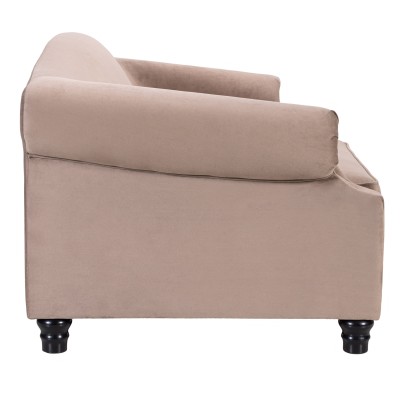 Dwuosobowa Sofa Pirs w Angielskim Stylu 172x100x82cm - Opcje Wyboru Tkaniny 5