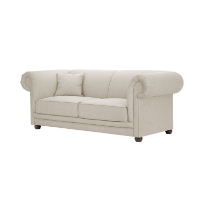 Trzyosobowa Elegancka Sofa Margo Chesterfield  210x105x80cm - Opcje Wyboru Tkaniny 2