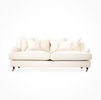 Trzyosobowa  Komfortowa Sofa Brighton  215x102x84cm - Opcje Wyboru Tkaniny 2