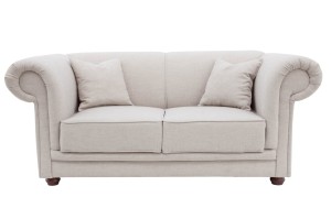 Dwuosobowa Klasyczna Sofa Margo Chesterfield  180x105x80cm - Opcje Wyboru Tkaniny