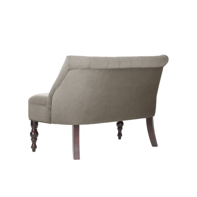 Pikowana Sofa Epson w Stylu Angielskim 111x70x75cm - Opcje Wyboru Tkaniny 5