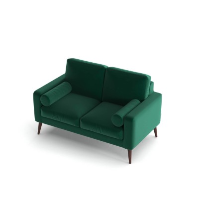 Dwuosobowa Sofa Calypso  w Stylu Sskandynawskim 165x87x82cm - Opcje Wyboru Tkaniny 6