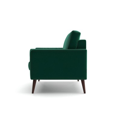 Dwuosobowa Sofa Calypso  w Stylu Sskandynawskim 165x87x82cm - Opcje Wyboru Tkaniny 7