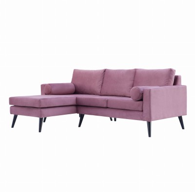 Wieloosobowy Narożnik Calypso w Stylu Skandynawskim 210x155-87x82cm - Opcje Wyboru Tkaniny 13