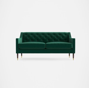 Dwuosobowa Sofa Roland w Stylu Chesterfield 170x80x78cn - Opcje Wyboru Tkaniny