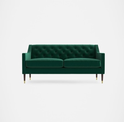 Dwuosobowa Sofa Roland w Stylu Chesterfield 170x80x78cn - Opcje Wyboru Tkaniny 2