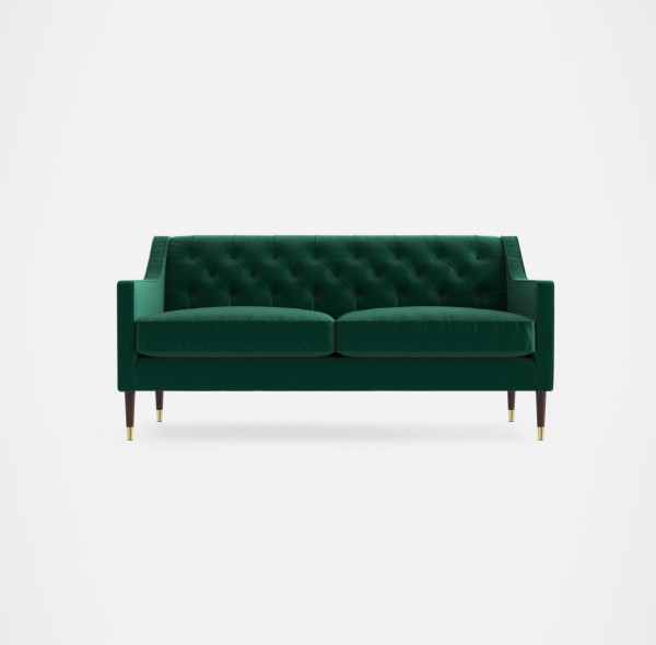 Dwuosobowa Sofa Roland w Stylu Chesterfield 170x80x78cn - Opcje Wyboru Tkaniny