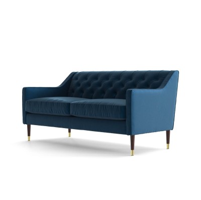 Dwuosobowa Sofa Roland w Stylu Chesterfield 170x80x78cn - Opcje Wyboru Tkaniny 6