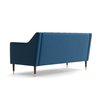 Dwuosobowa Sofa Roland w Stylu Chesterfield 170x80x78cn - Opcje Wyboru Tkaniny 8