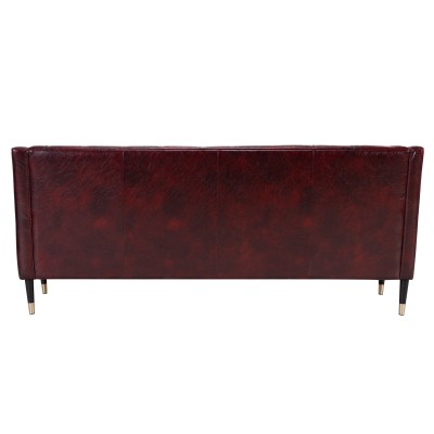 Dwuosobowa Sofa Roland w Stylu Chesterfield 170x80x78cn - Opcje Wyboru Tkaniny 11