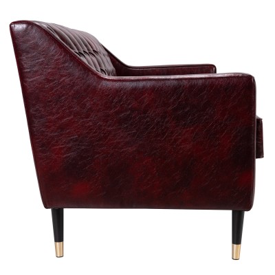Dwuosobowa Sofa Roland w Stylu Chesterfield 170x80x78cn - Opcje Wyboru Tkaniny 12