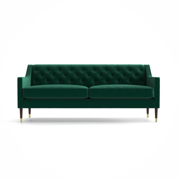 Elegancka Pikowana 2,5 Osobowa Sofa Roland 192x80x78cm - Opcje Wyboru Tkaniny