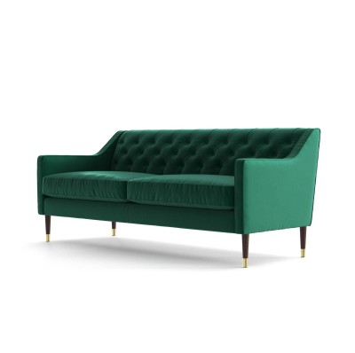 Elegancka Pikowana 2,5 Osobowa Sofa Roland 192x80x78cm - Opcje Wyboru Tkaniny 5