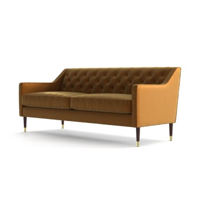 Elegancka Pikowana 2,5 Osobowa Sofa Roland 192x80x78cm - Opcje Wyboru Tkaniny 9