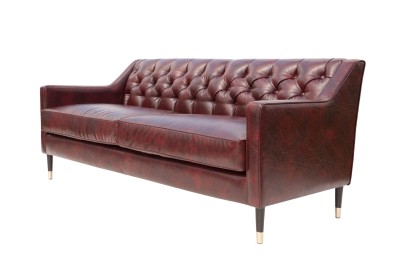 Elegancka Pikowana 2,5 Osobowa Sofa Roland 192x80x78cm - Opcje Wyboru Tkaniny 14