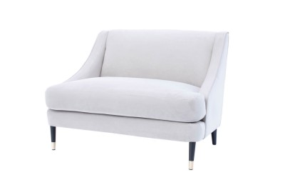 Mała Sofa Loveseat Tuluza 113x84x80cm - Opcje Wyboru Tkaniny 8