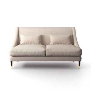Dwuosobowa Elegancka Sofa Tuluza w Stylu Nowojorskim 150x80x84cm - Sofa Personalizowana