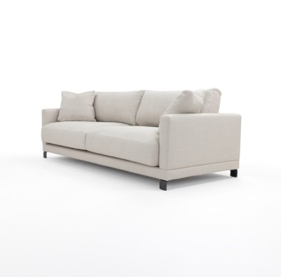 Trzyosobowa Sofa Harvey na Metalowych Nogach  203x103x85cm - Opcje Wyboru Tkaniny 8