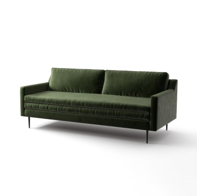 Klasyczna i Elegancka Trzyosobowa Sofa Kelso  210x90x86cm - Opcje Wyboru Tkaniny 5