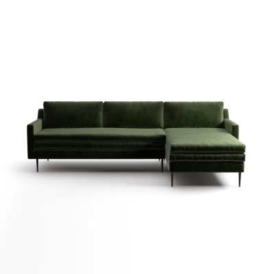 Elegancki i Wygodny Narożnik Kelso  262x90-160x86cm - Opcje Wyboru Tkaniny 2