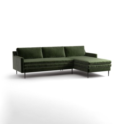 Elegancki i Wygodny Narożnik Kelso  262x90-160x86cm - Opcje Wyboru Tkaniny 5