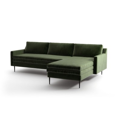 Elegancki i Wygodny Narożnik Kelso  262x90-160x86cm - Opcje Wyboru Tkaniny 7