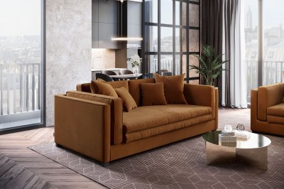 Trzyosobowa Sofa Liamos  215x95x78cm - Opcje Wyboru Tkaniny 3
