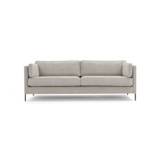 Elegancka 3,5-osobowa  Sofa Jovan  o Prostej Bryle 222x92x82cm -Opcje Wyboru Tkaniny