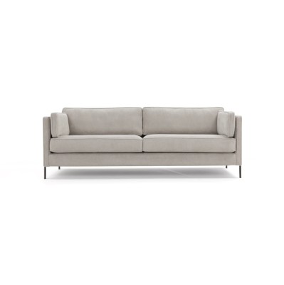 Elegancka 3,5-osobowa  Sofa Jovan  o Prostej Bryle 222x92x82cm -Opcje Wyboru Tkaniny