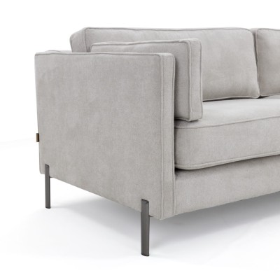 Nowoczesna i Wygodna 2,5-osobowa Sofa Jovan 192x92x82cm - Opcje Wyboru Tkaniny 10
