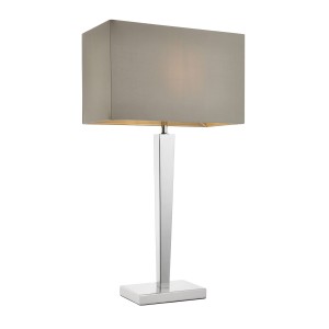 Lampa Stołowa Moreto Chrom, Szary Wys. 66cm