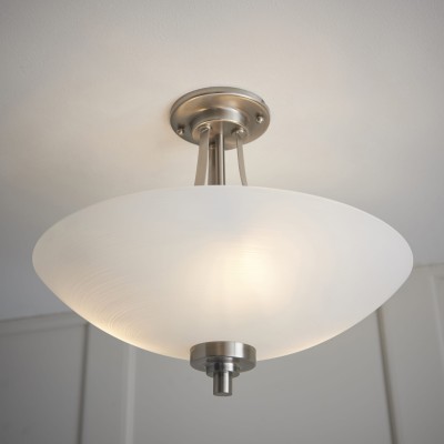 Lampa Sufitowa Wisząca Welles Chrom, Szkło Wys. 35cm 5