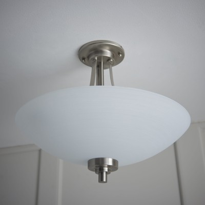 Lampa Sufitowa Wisząca Welles Chrom, Szkło Wys. 35cm 6