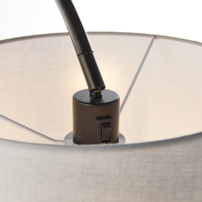 Lampa Podłogowa Carlson Metal, Czarna, Szary Wys. 163.5 cm 6