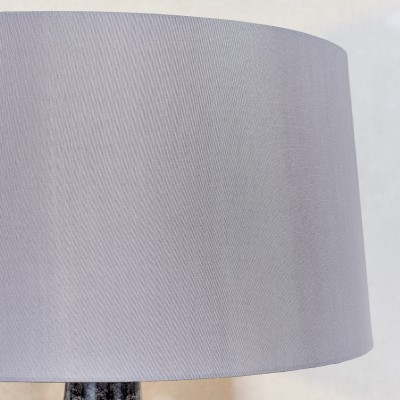 Lampa Stołowa Ilsa Czarno-Szara, Szkło Wys. 59cm 8