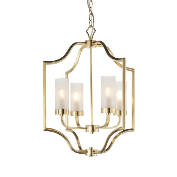 Lampa Sufitowa Wisząca Edrea Metal, Szkło Wys. 100cm