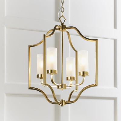 Lampa Sufitowa Wisząca Edrea Metal, Szkło Wys. 100cm 3