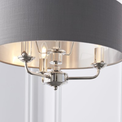 Lampa Sufitowa Wisząca Highclere Metal, Tkanina Wys. 35-142cm 5