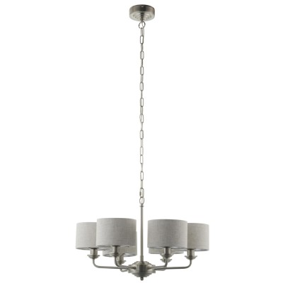 Lampa Sufitowa Wisząca Highclere Chrom, Len 30-90 cm 9