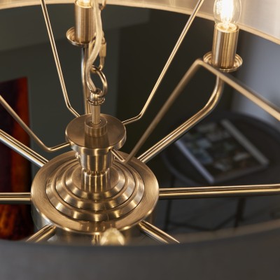 Lampa Sufitowa Wisząca Highclere Chrom, Len 55-174,5cm 8